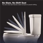 Kohler Highline Arc The Complete Solution 2-piece 1.28 GPF Single Flush Elongated Toilet in White - Image 2