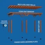 20X12 BEAUMONT PERGOLA – BROWN - Image 12
