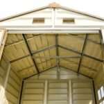 DuraMax 8ft x 6ft Storeall Vinyl Shed with Foundation Kit and window - Image 9
