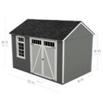 Heartland  12-ft x 8-ft Coronado Gable Engineered Storage Shed (Floor Included) - Image 3