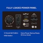 DuroMax XP5500EH 5,500 Watt Portable Dual Fuel Gas Propane Powered Generator - Image 4