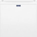 Maytag – 4.2 Cu. Ft. High Efficiency Top Load Washer with Dual-Action PowerWash Agitator – White