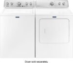 Maytag – 4.2 Cu. Ft. High Efficiency Top Load Washer with Dual-Action PowerWash Agitator – White - Image 9
