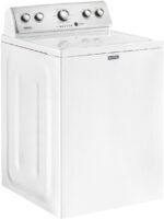 Maytag – 4.2 Cu. Ft. High Efficiency Top Load Washer with Dual-Action PowerWash Agitator – White - Image 2