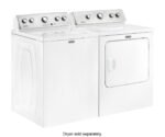 Maytag – 4.2 Cu. Ft. High Efficiency Top Load Washer with Dual-Action PowerWash Agitator – White - Image 6