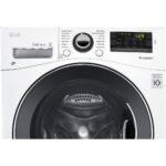 LG – 2.2 Cu. Ft. High Efficiency Compact Front-Load Washer with 6Motion Technology – White - Image 7