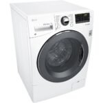 LG – 2.2 Cu. Ft. High Efficiency Compact Front-Load Washer with 6Motion Technology – White - Image 2