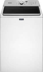 Maytag – 4.7 Cu. Ft. Top Load Washer with Dual-Action PowerWash Agitator – White