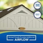 Suncast BMS8100 8′ x 10′ Tremont Storage Shed - Image 5