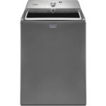 Maytag – 4.7 Cu. Ft. 11-Cycle High-Efficiency Top-Loading Washer – Metallic slate