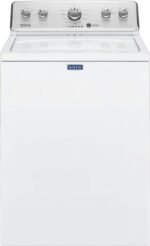 Maytag – 3.8 Cu. Ft. High Efficiency Top Load Washer with PowerWash Agitator – White
