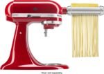 KitchenAid – Pasta Cutter and Fresh Prep Attachment Bundle – White/Metal