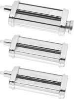 KitchenAid – Pasta Cutter and Fresh Prep Attachment Bundle – White/Metal - Image 3