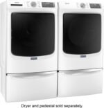 Maytag – 4.8 Cu. Ft. High Efficiency Stackable Front Load Washer with Steam and Extra Power Button – White - Image 17