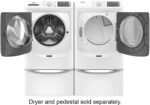 Maytag – 4.8 Cu. Ft. High Efficiency Stackable Front Load Washer with Steam and Extra Power Button – White - Image 9