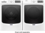 Maytag – 4.8 Cu. Ft. High Efficiency Stackable Front Load Washer with Steam and Extra Power Button – White - Image 18