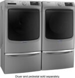 Maytag – 4.8 Cu. Ft. High Efficiency Stackable Front Load Washer with Steam and Extra Power Button – Metallic slate - Image 15