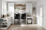 Maytag – 4.8 Cu. Ft. High Efficiency Stackable Front Load Washer with Steam and Extra Power Button – Metallic slate - Image 9