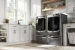 Maytag – 4.8 Cu. Ft. High Efficiency Stackable Front Load Washer with Steam and Extra Power Button – Metallic slate - Image 8
