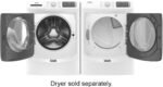 Maytag – 4.5 Cu. Ft. High-Efficiency Stackable Front Load Washer with Steam – White - Image 10
