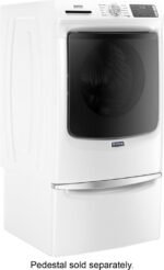 Maytag – 4.5 Cu. Ft. High-Efficiency Stackable Front Load Washer with Steam – White - Image 19