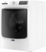 Maytag – 4.5 Cu. Ft. High-Efficiency Stackable Front Load Washer with Steam – White - Image 3