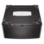 LG – SideKick 1.0 Cu. Ft. High-Efficiency Smart Top Load Pedestal Washer with 3-Motion Technology – Black steel - Image 8
