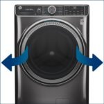 GE – 4.8 CuFt High-Efficiency Stackable Smart Front Load Washer w/UltraFresh Vent System & Microban Antimicrobial Technology – White on white - Image 3