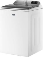 Maytag – 5.2 Cu. Ft. High Efficiency Smart Top Load Washer with Extra Power Button – White - Image 2