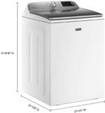 Maytag – 4.7 Cu. Ft. Smart Top Load Washer with Extra Power Button – White - Image 3