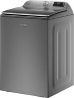 Maytag – 5.3 Cu. Ft. High Efficiency Smart Top Load Washer with Extra Power Button – Metallic slate - Image 2