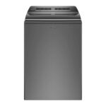 Whirlpool – 5.3 Cu. Ft. High Efficiency Smart Top Load Washer with Load & Go Dispenser – Chrome shadow