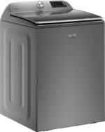 Maytag – 4.7 Cu. Ft. High Efficiency Smart Top Load Washer with Extra Power Button – Metallic slate - Image 3