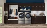 LG – 4.5 Cu. Ft. High-Efficiency Stackable Smart Front Load Washer with Steam and 6Motion Technology – Graphite steel - Image 21