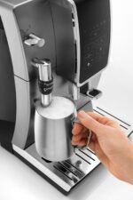 De’Longhi – Dinamica TrueBrew Over Ice Fully Automatic Coffee and Espresso Machine, with Premium Adjustable Frother – Chrome and Black - Image 6