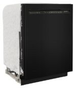 KitchenAid – 24″ Front Control Built-In Dishwasher with Stainless Steel Tub, ProWash, 47 dBA – Black - Image 2