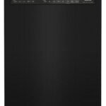KitchenAid – 24″ Front Control Built-In Dishwasher with Stainless Steel Tub, ProWash, 47 dBA – Black