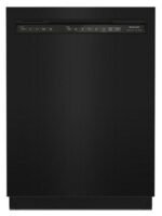 KitchenAid – 24″ Front Control Built-In Dishwasher with Stainless Steel Tub, ProWash, 47 dBA – Black