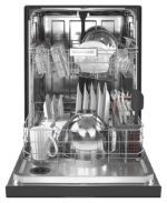 KitchenAid – 24″ Front Control Built-In Dishwasher with Stainless Steel Tub, ProWash, 47 dBA – Black - Image 6