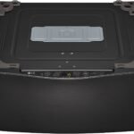 LG – SideKick 1.0 Cu. Ft. High-Efficiency Smart Top Load Pedestal Washer with 3-Motion Technology – Black steel