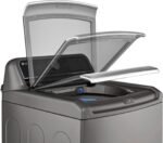 LG – 5.5 Cu. Ft. Smart Top Load Washer with TurboWash3D – Graphite steel - Image 16