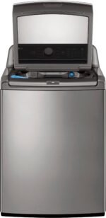 LG – 5.5 Cu. Ft. Smart Top Load Washer with TurboWash3D – Graphite steel - Image 14