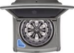 LG – 5.5 Cu. Ft. Smart Top Load Washer with TurboWash3D – Graphite steel - Image 12