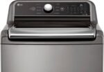 LG – 5.5 Cu. Ft. Smart Top Load Washer with TurboWash3D – Graphite steel - Image 11