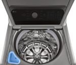 LG – 5.5 Cu. Ft. Smart Top Load Washer with TurboWash3D – Graphite steel - Image 10