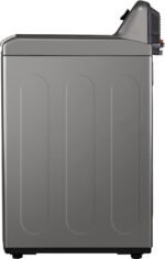 LG – 5.5 Cu. Ft. Smart Top Load Washer with TurboWash3D – Graphite steel - Image 5
