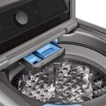 LG – 5.5 Cu. Ft. Smart Top Load Washer with TurboWash3D – Graphite steel - Image 4