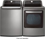LG – 5.5 Cu. Ft. Smart Top Load Washer with TurboWash3D – Graphite steel - Image 6