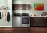 LG – 5.5 Cu. Ft. Smart Top Load Washer with TurboWash3D – Graphite steel - Image 7