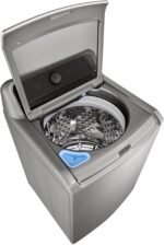 LG – 5.5 Cu. Ft. Smart Top Load Washer with TurboWash3D – Graphite steel - Image 15